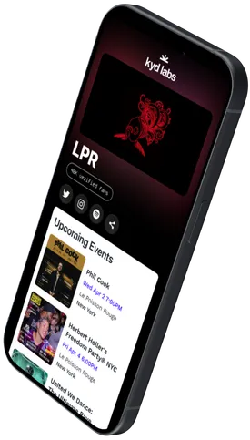 Phone with My Tickets showing